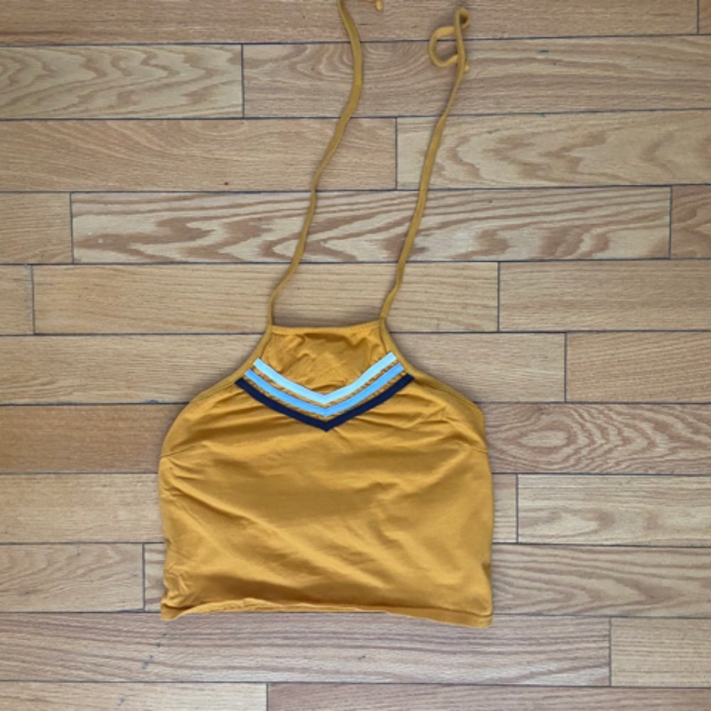 Vintage Halter Crop Top